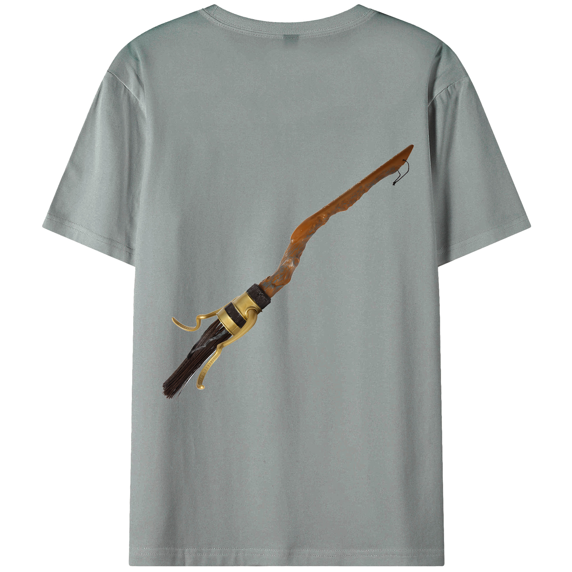 （画像用） Harry Potter ハリー・ポッターシリーズ 綿100％ メンズ半袖Tシャツ（バックプリント） 通気性